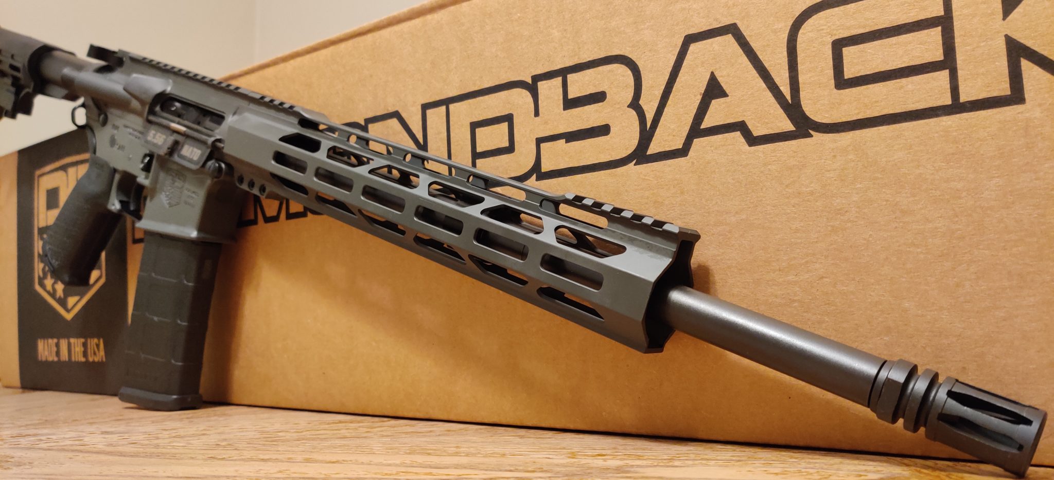 Diamondback DB15 Dark Gray AR15 16″, MLOK, .223/5.56, 30+1 Highland