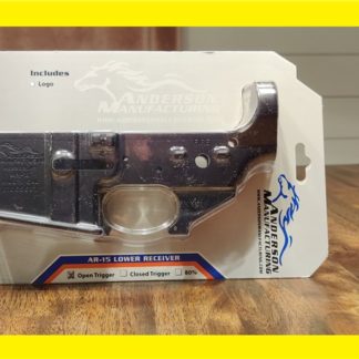 Anderson Manufacturing AM15 Multi Cal Stripped Lower - No Logo / Open Trigger