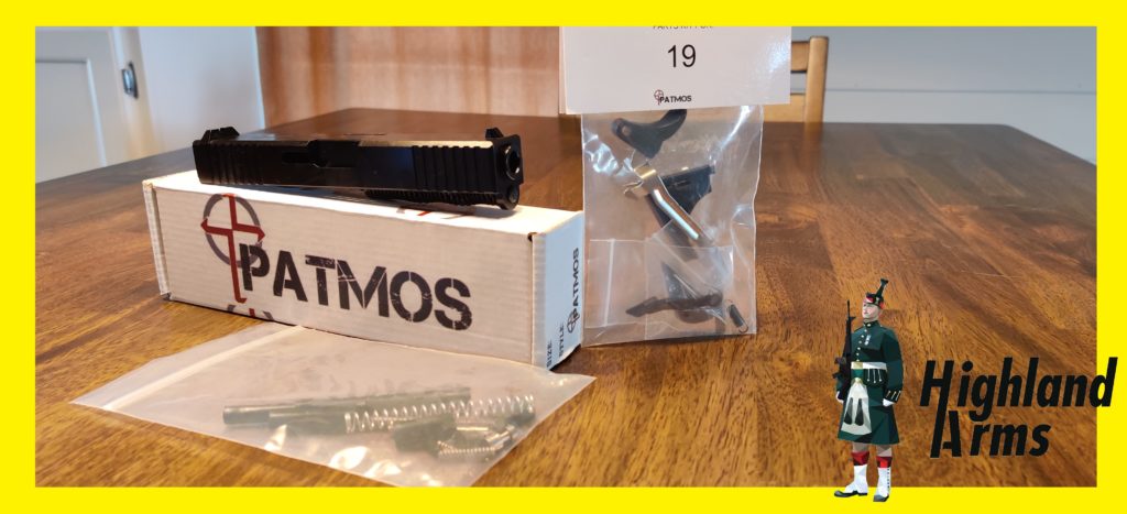 Patmos Arms Glock 19 / 17 Gen 3 Complete Parts Build Kit P80 Polymer80 80%